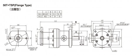 50T+TSP(フランジタイプ)