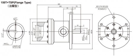 150T+TSP(フランジタイプ)