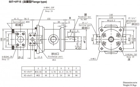 50T+VF15(フランジタイプ)