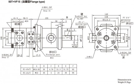 50T+VF15 (Type bride)