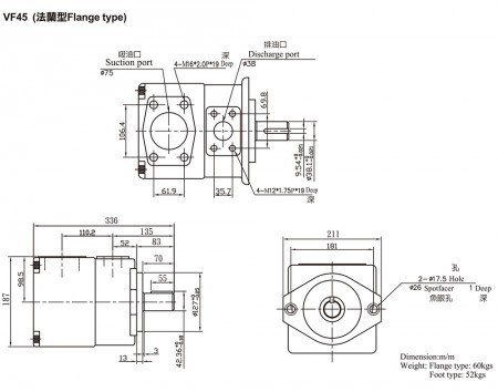 VF45 (Loại mặt bích)