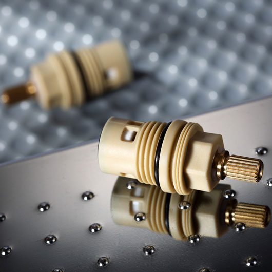 Van gốm nhựa 3/8 inch hai tay (Headwork)