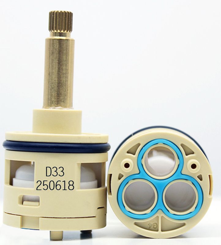 Cartuccia deviatore da 33 mm con 3 porte