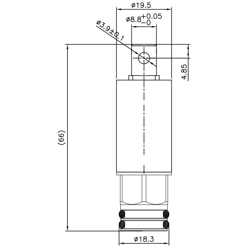 1/2인치 황동 두 손잡이 수도꼭지 HDS 유형 이빨 없음 403 브로치 유형 나사 없음 18.3 MM 90도 시계 방향으로 잠금 세라믹 카트리지