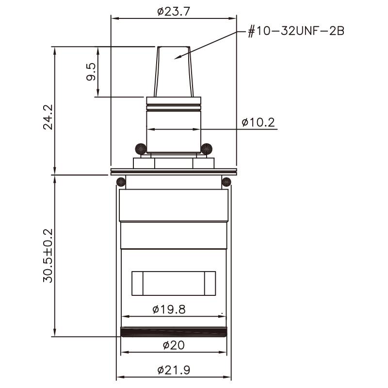 1/2 дюйма безсвинцовый латунный смеситель с двумя ручками HIF Тип Никелированный Без зубьев 607 Резьба Тип Без резьбы 21.9MM 90 градусов по часовой стрелке Закрытие Керамический картридж