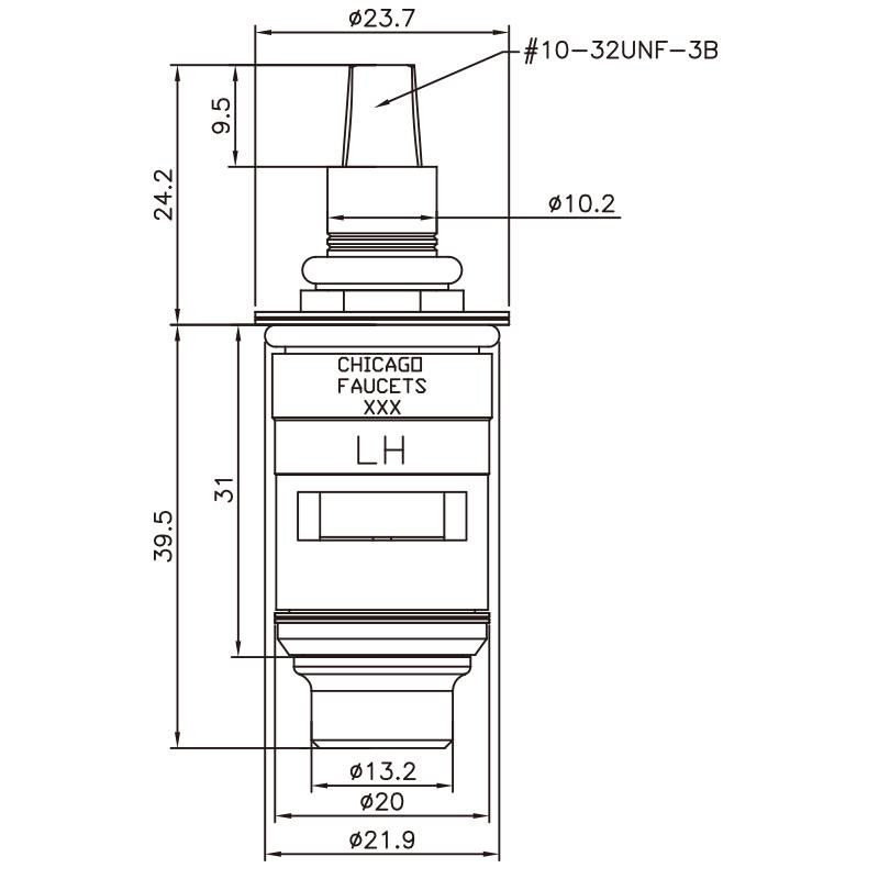 1/2-дюймовый безсвинцовый латунный двухручечный кран типа HME без зубцов, тип шлица 777, без резьбы, 20 мм, 90 градусов по часовой стрелке, закрытие керамическим картриджем