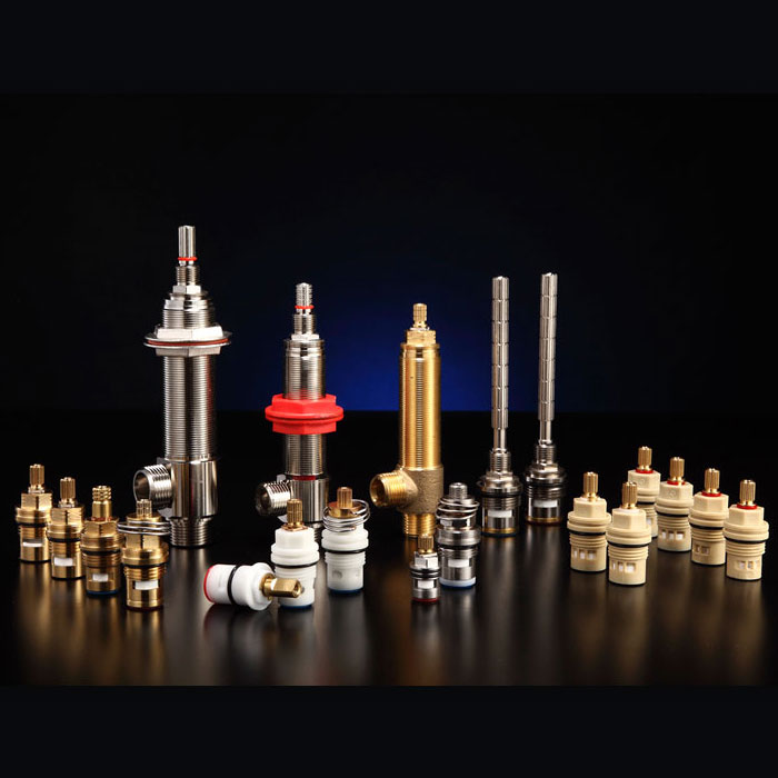 Two Handle Faucet Plastic Ceramic Cartridge (Headwork) (PLFC)