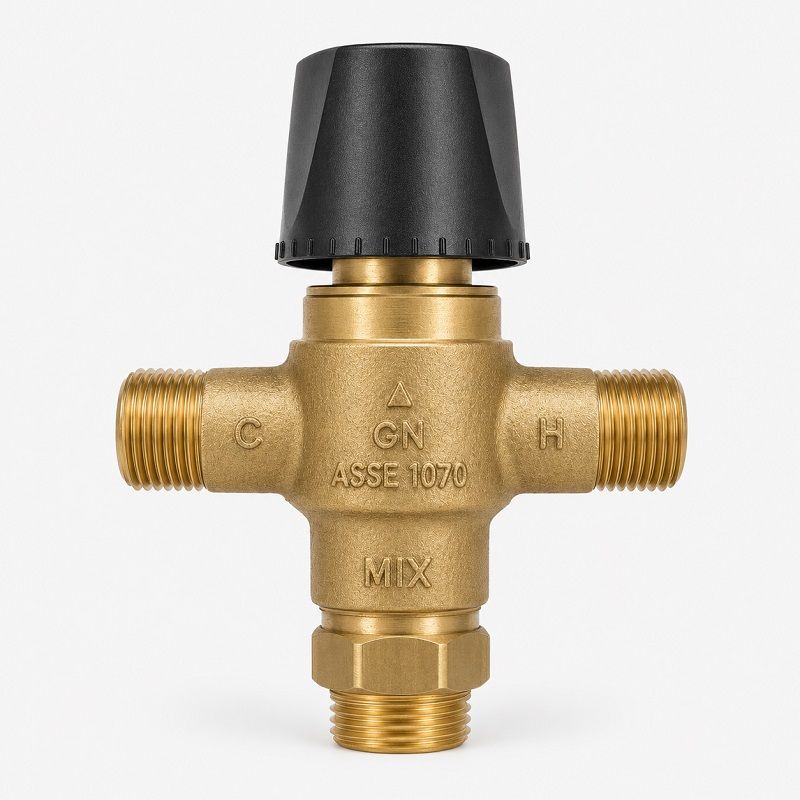 3-1/2"-14NPSM Thermostatic Mixing Valve