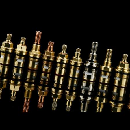 3/8 Three Eighth-Inches Two Handle Faucet Brass Ceramic Cartridge (Headwork) - 3/8 Three Eighth-Inches Two Handle Faucet Brass Ceramic Cartridge