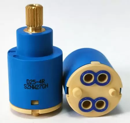 خرطوشة ثنائية الإغلاق 25 مم بأربعة منافذ - خرطوشة ثنائية الإغلاق 25 مم بأربعة منافذ