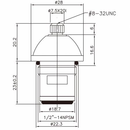 صمام حنفية نصف بوصة من النحاس ذو المقبضين من نوع HAK مطلي بالنيكل الساتاني 7.5 × 20 سنة 201 نوع الأسنان 1/2 بوصة - 14 NPSM تدوير بزاوية 90 درجة في اتجاه عقارب الساعة للإغلاق الكامل السيراميك الخرطوشة - صمام حنفية نصف بوصة من النحاس ذو المقبضين من نوع HAK مطلي بالنيكل الساتاني 7.5 × 20 سنة 201 نوع الأسنان 1/2 بوصة - 14 NPSM تدوير بزاوية 90 درجة في اتجاه عقارب الساعة للإغلاق الكامل السيراميك الخرطوشة