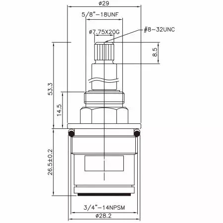 صنبور نحاسي بيدتين 3/4 بوصة نوع HAV غسيل الرصاص 7.75 X 20G أسنان 262 نوع بروش 3/4"-14NPSM إغلاق بزاوية 90 درجة مع دوران عقارب الساعة خرطوشة سيراميك - صنبور نحاسي بيدتين 3/4 بوصة نوع HAV غسيل الرصاص 7.75 X 20G أسنان 262 نوع بروش 3/4"-14NPSM إغلاق بزاوية 90 درجة مع دوران عقارب الساعة خرطوشة سيراميك
