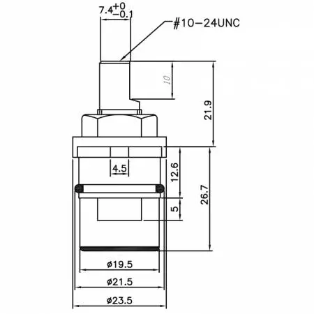 صنبور نحاسي ذو مقبضين نصف بوصة HB نوع توصيل نوع 156 نوع برش 21.5 مم إغلاق بزاوية 90 درجة في اتجاه عقارب الساعة خرطوشة سيراميك - صنبور نحاسي ذو مقبضين نصف بوصة HB نوع توصيل نوع 156 نوع برش 21.5 مم إغلاق بزاوية 90 درجة في اتجاه عقارب الساعة خرطوشة سيراميك