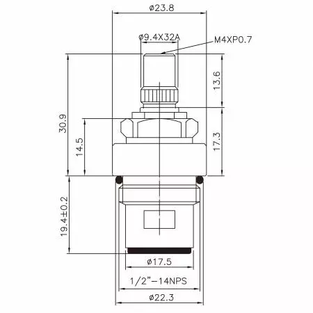 3/8 بوصة نحاسية صنبور ذو مقبضين نوع HDF غسيل الرصاص 9.4 X 32A أسنان 384 نوع بروش 1/2"-14NPSM صمام قرص سيراميك بزاوية 90 درجة - 3/8 بوصة نحاسية صنبور ذو مقبضين نوع HDF غسيل الرصاص 9.4 X 32A أسنان 384 نوع بروش 1/2"-14NPSM صمام قرص سيراميك بزاوية 90 درجة