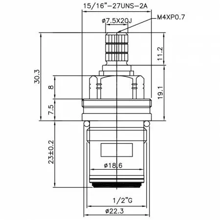 1/2 بوصة نصف بوصة ربع دورة صمام ذاتي الإغلاق من النحاس - 1/2 بوصة نصف بوصة صنبور من النحاس خالي من الرصاص بنوع HFO 7.5 X 20J أسنان 474 نوع البروش 1/2 بوصة G 90 درجة للإغلاق باتجاه عقارب الساعة بالسيراميك