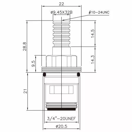 3/8 بوصة نحاس خالي من الرصاص صنبور ذو مقبضين نوع HIV مطلي بالنيكل 9.45 X 32B أسنان 639 نوع بروش 3/4"-20UNEF 90 درجة إغلاق باتجاه عقارب الساعة خرطوشة سيراميك - 3/8 بوصة نحاس خالي من الرصاص صنبور ذو مقبضين نوع HIV مطلي بالنيكل 9.45 X 32B أسنان 639 نوع بروش 3/4"-20UNEF 90 درجة إغلاق باتجاه عقارب الساعة خرطوشة سيراميك