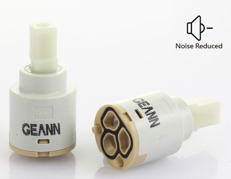 خرطوشة قرص سيراميك بزاوية دوران 100 درجة وقاعدة بلاستيكية قياسية بقطر 25 مم مع مخفض للضوضاء - خرطوشة قرص سيراميك بزاوية دوران 100 درجة وقاعدة بلاستيكية قياسية بقطر 25 مم مع مخفض للضوضاء