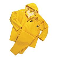 3 pcs Nylon Rain Coats production and manufacturing