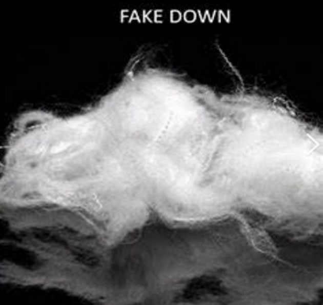 "Fake Down" serie kläder