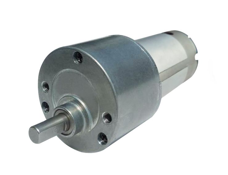 6V - 12V DC Spur Geared Motor with Gear Reducer in OD 50mm