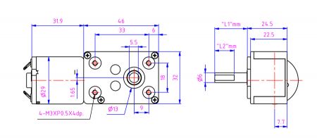 Worm geared set uses for the electronic locks,  smart locks for the shared bike and gates.,