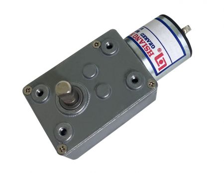 Moteur à engrenage à vis sans fin dans une boîte de vitesses de 46 mm et moteur CC micro de 25 mm de diamètre avec une tension de 3V à 24V - Le moteur à engrenage à vis sans fin électrique 220v est la solution pour les virages à angle droit de 90 degrés.