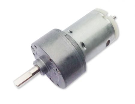 Motor Gear DC Mini dengan Diameter Φ 35mm, voltase 6V - 12V, torsi 6kg-cm - Motor Gear 12V DC dengan Diameter 35mm. Juga tersedia motor DC kustom dengan voltase 6V dan 3V dengan gearbox oleh produsen motor gigi berjenis worm gear.