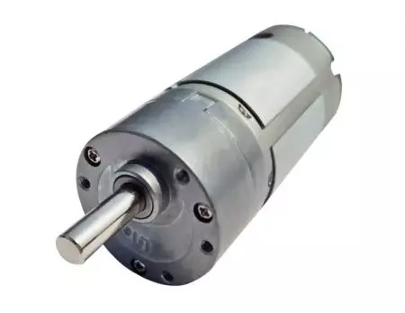 Motor de corrente contínua de 6V - 24V com caixa de engrenagens de 35mm, motor escovado de alto torque - Pequenos motores de corrente contínua de 24V em tipo de eixo excêntrico para impressoras e máquinas de caça-níqueis.
