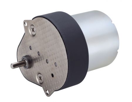 High Torque Flat Gearbox 66.5mm x 53.6mm with 6V - 24V DC 34.5mm Gear Motor - 50mm, 60mm with DC 24V 90 degree gearbox motors by Hsiang Neng Liquid dispenser industrial motor manufacturer.