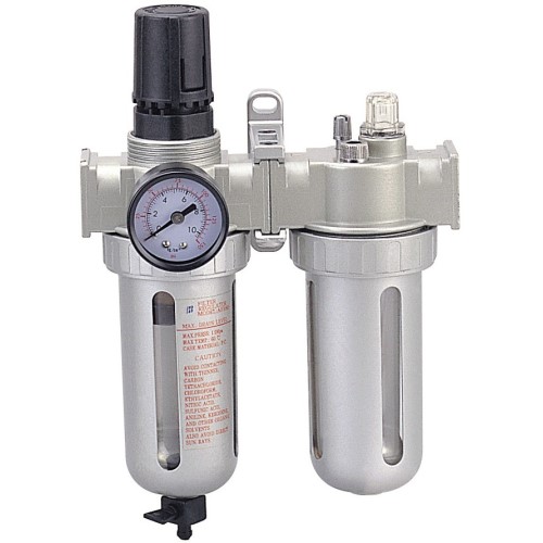 Unidades de preparação de ar de 1/2" 3 em 2 (filtro/regulador de ar, lubrificador) - GP-817H1