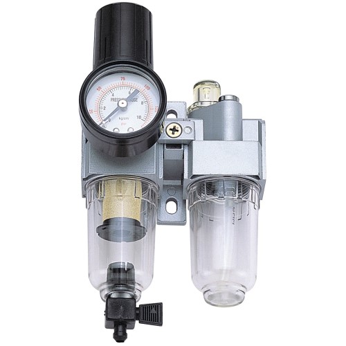 Mini unidad de preparación de aire de 1/8" (filtro/regulador de aire, lubricador) - GP-814S