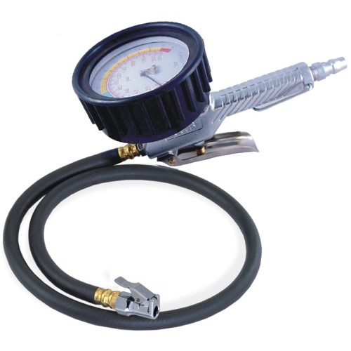 Manomètre de pression des pneus à 3 fonctions (tuyau de 85 cm) - GAZ-1C