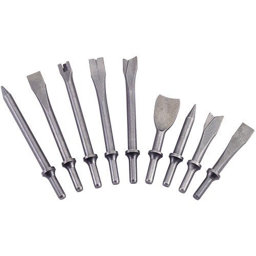 9 peças de cinzel (hexagonal, 175 e 125 mm) para série GP-150/190/250 - HPT-09H