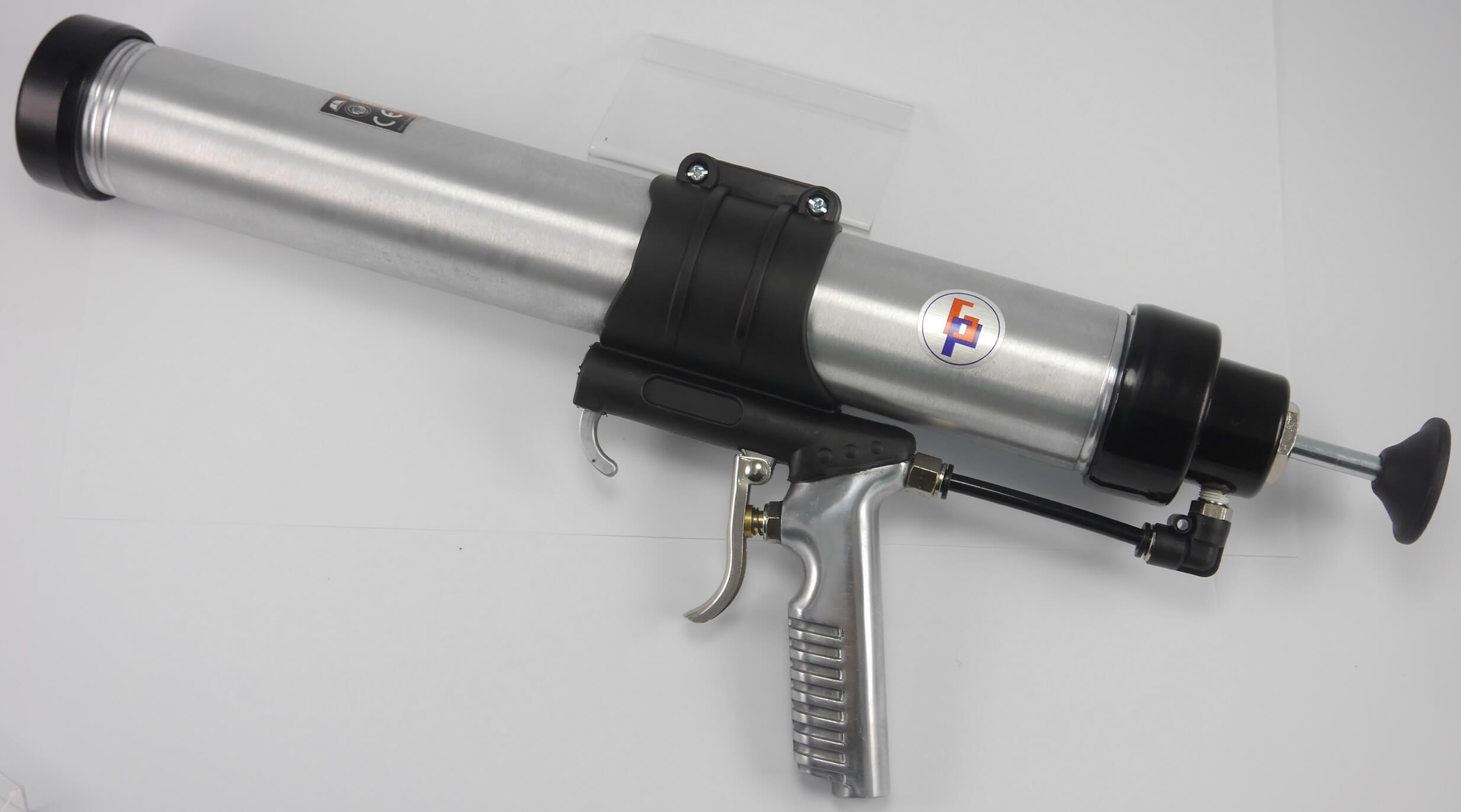 Pistola De Calafateo Neumática - Para Cartuchos De Silicona De 310ml, Ajustable, Ideal Para Sellado De Vidrio Y Construcción