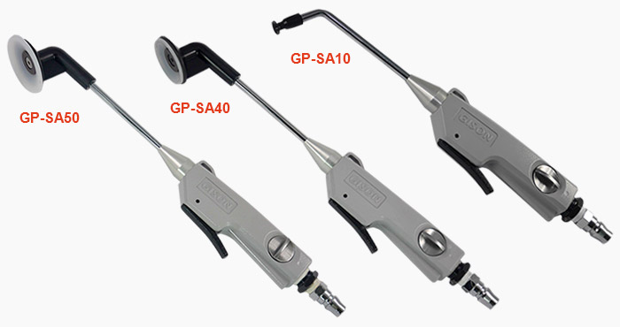 Herramienta manual de recogida de herramientas neumáticas de GISON GP-SA50, GP-SA40 y GP-SA10