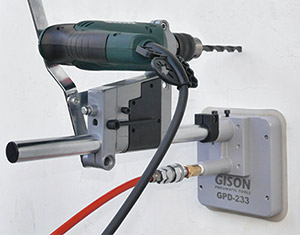GPD-233 boorstandaard voor elektrische boormachine met vacuümzuignap