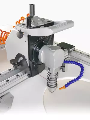 गिसन की वायु चालित पोर्टेबल सिंक होल कटिंग मशीन GPW-M2