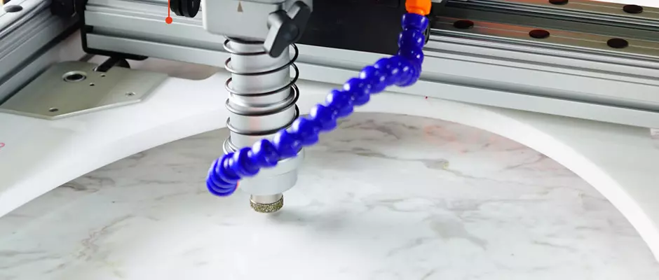 Gisonहवा संचालित पोर्टेबल सिंक छेद काटने की मशीन GPW-M2