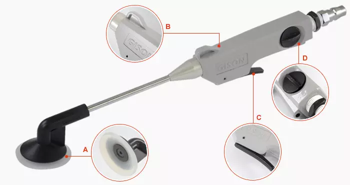 Outil de ramassage sous vide GP-SA40 de GISON