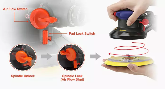 aucune clé n'est nécessaire lors du remplacement du tampon