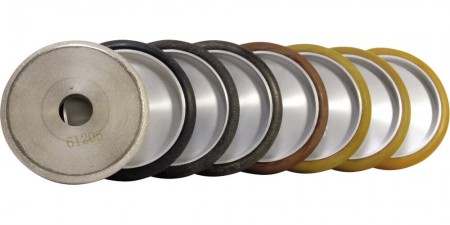 عجلات معدنية وراتنج ماسية مقاس 4 بوصات (8 قطع) لـ GPW-222Q WMR08K