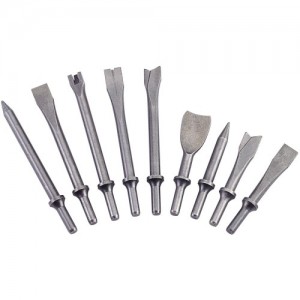 9 peças de cinzel (hexagonal, 175 e 125 mm) para série GP-150/190/250 HPT-09H