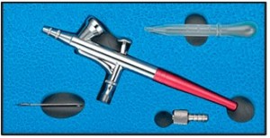 Kit de cepillo neumático profesional/aerógrafo