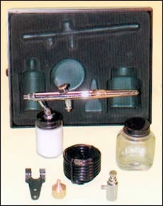 Kit de brosse pneumatique professionnelle/aérographe