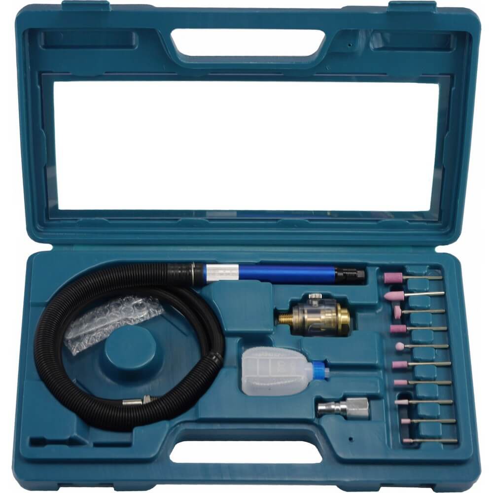 Kit micro smerigliatrice pneumatica (GP-8243B, 60000 giri/min) - GP-8243BK