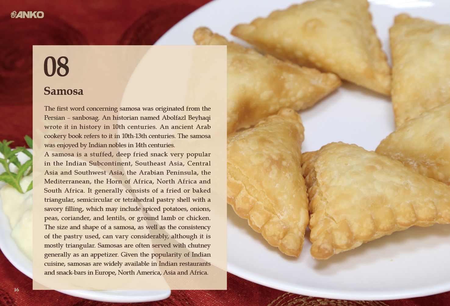 ANKO Middle Eastern Food Catalog | A Food Making Machine Supplier For ...