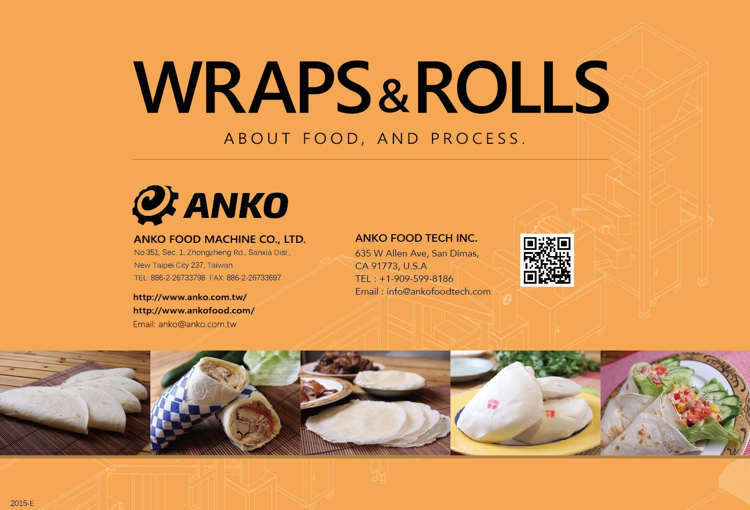 ANKO Wraps and Rolls Catalog A Food Making Machine Supplier For Over