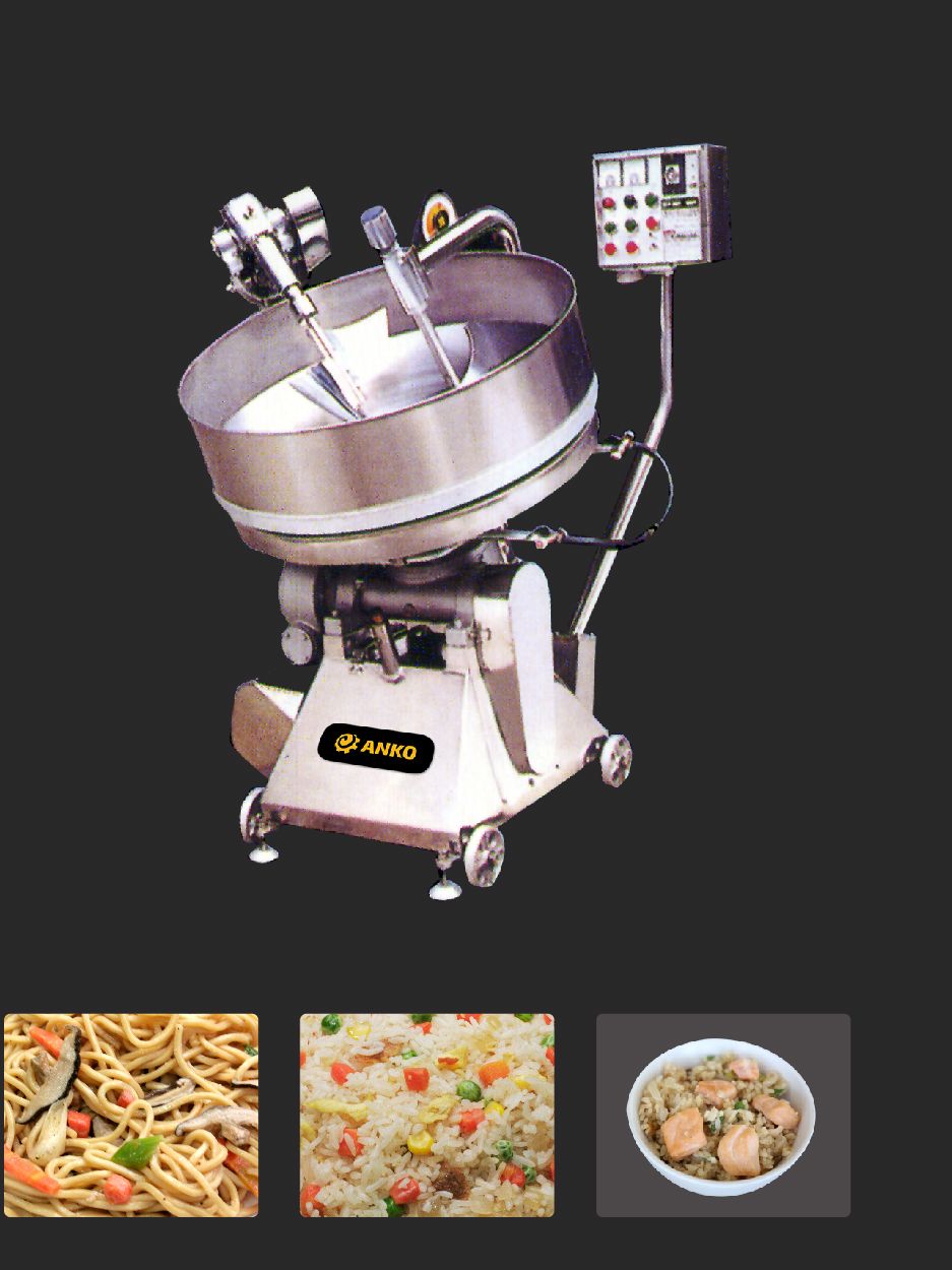 Stir Fryer Food Production Equipment