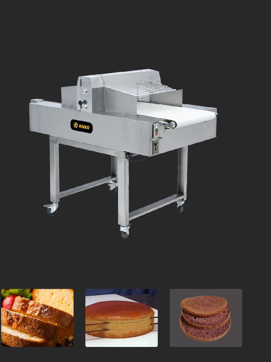 Équipement de production alimentaire - Trancheuse à gâteau horizontale  automatique