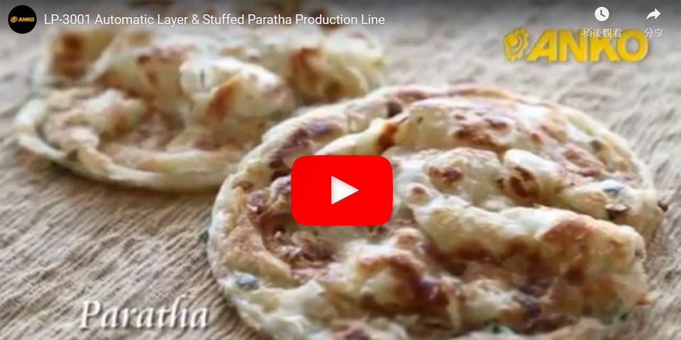 ANKO-Automatyczna linia produkcyjna ciasta warstwowego i nadziewanej parathy